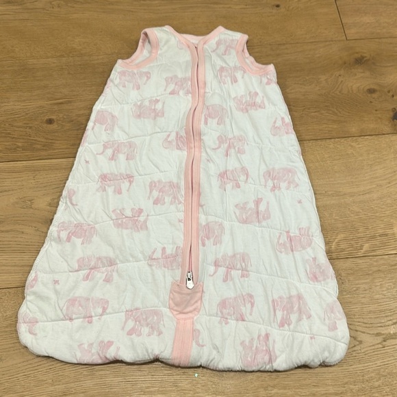 Burt’s bees Baby Sleep Sack 1.0 TOG, Organic Cotton Baby Beekeeper elephant 6/12 - Picture 2 of 3
